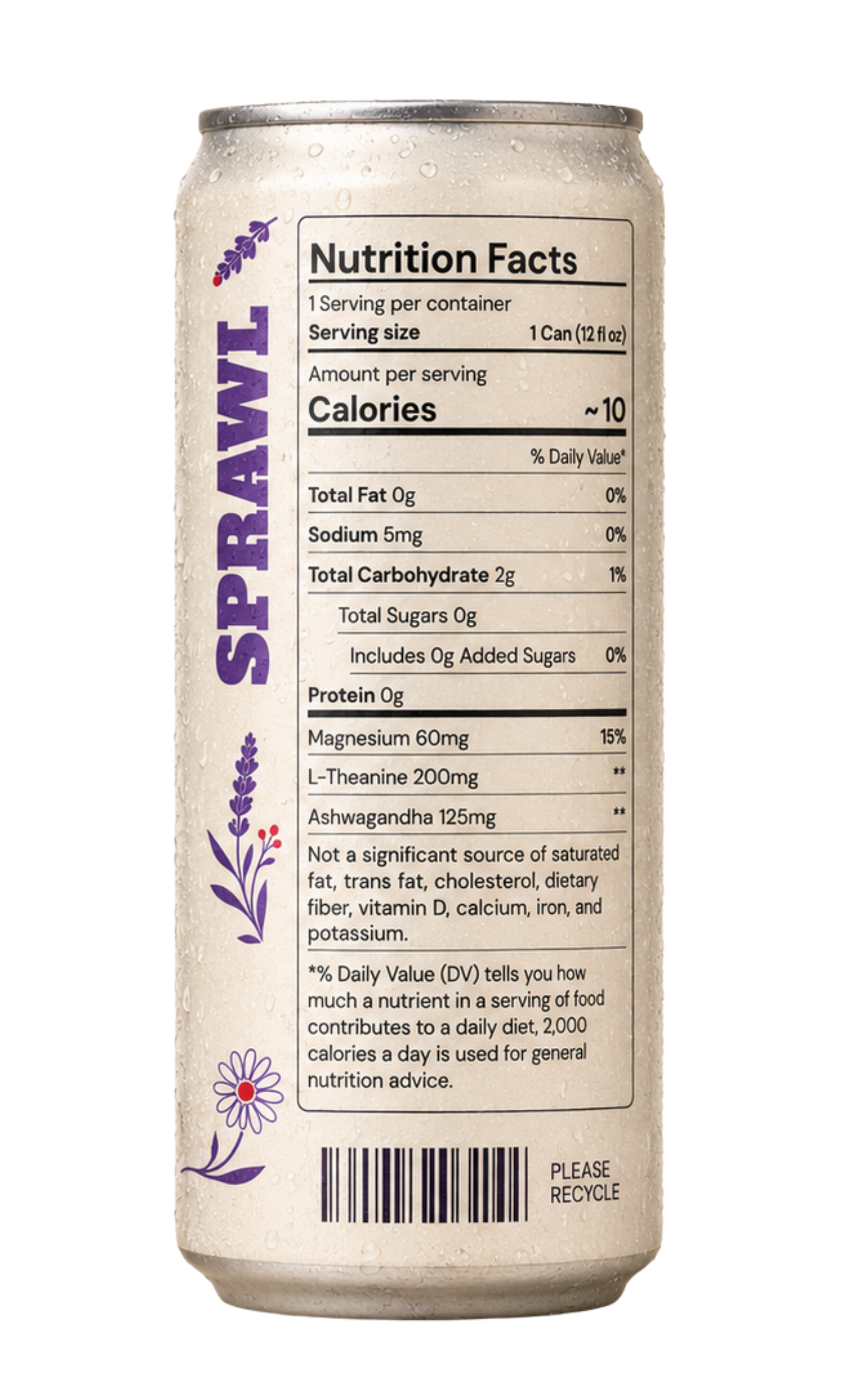 Chamomile Lavender — Sprawl, The Self-Care Seltzer