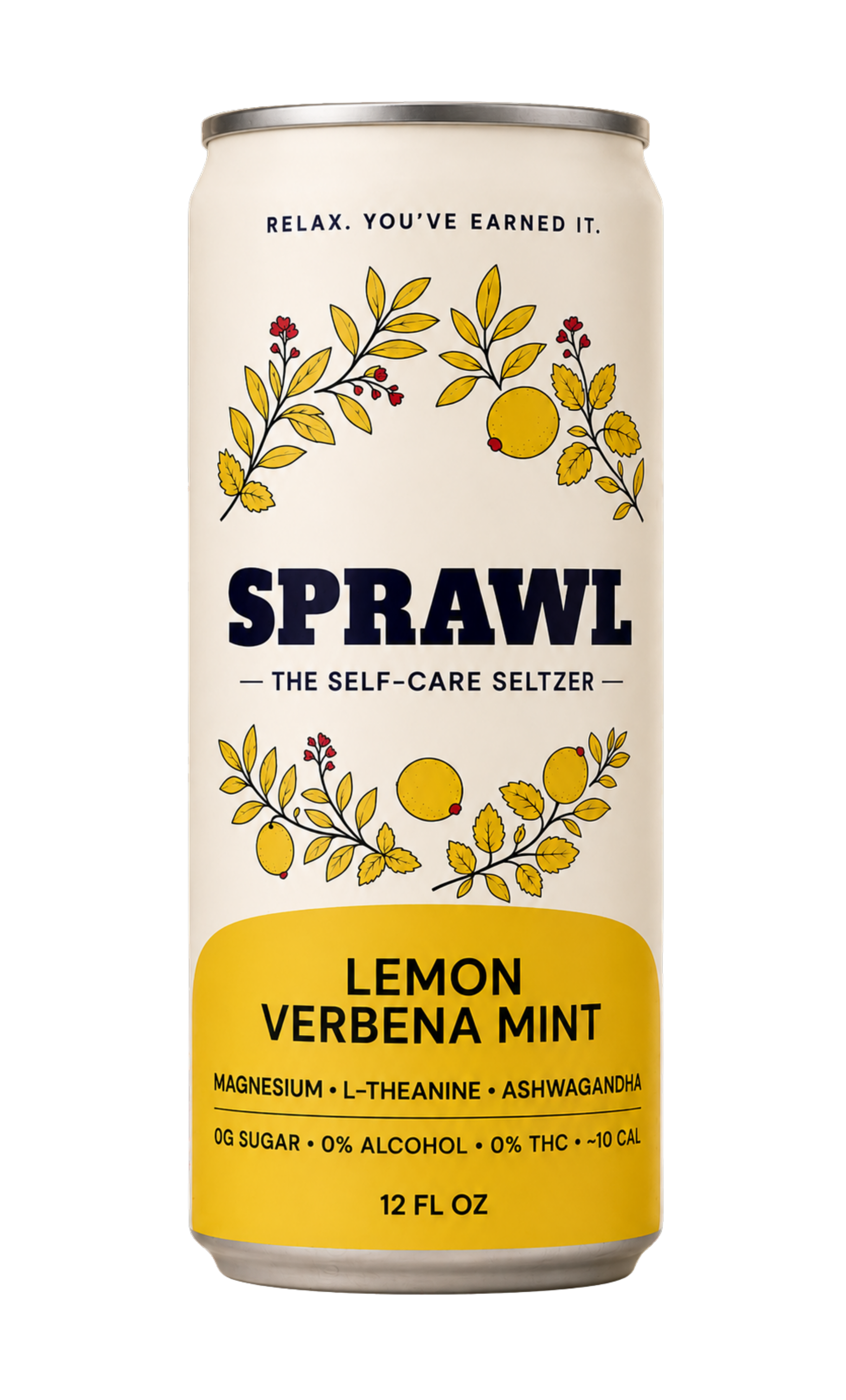 Lemon Verbena Mint — Sprawl, The Self-Care Seltzer