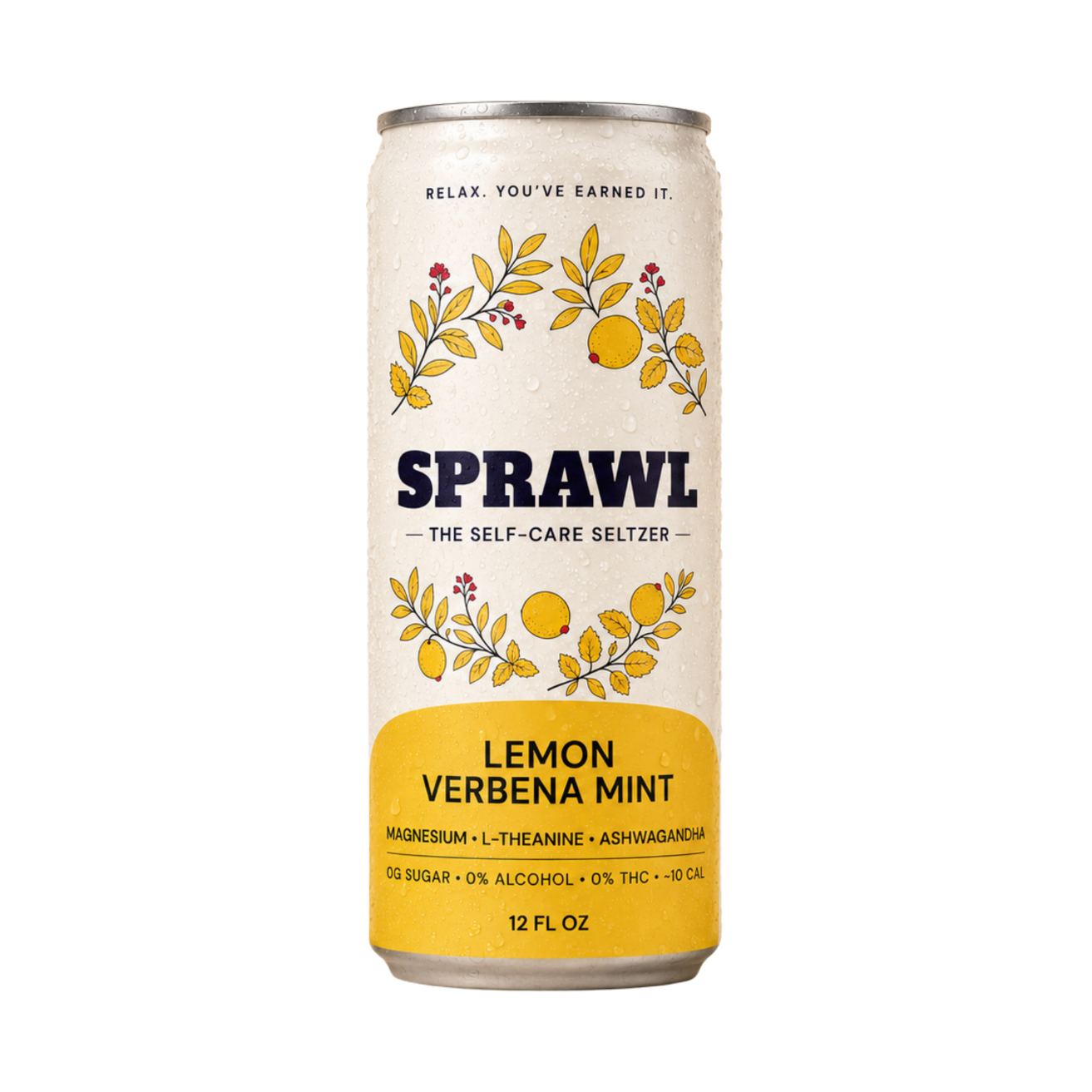 Lemon Verbena Mint — Sprawl, The Self-Care Seltzer