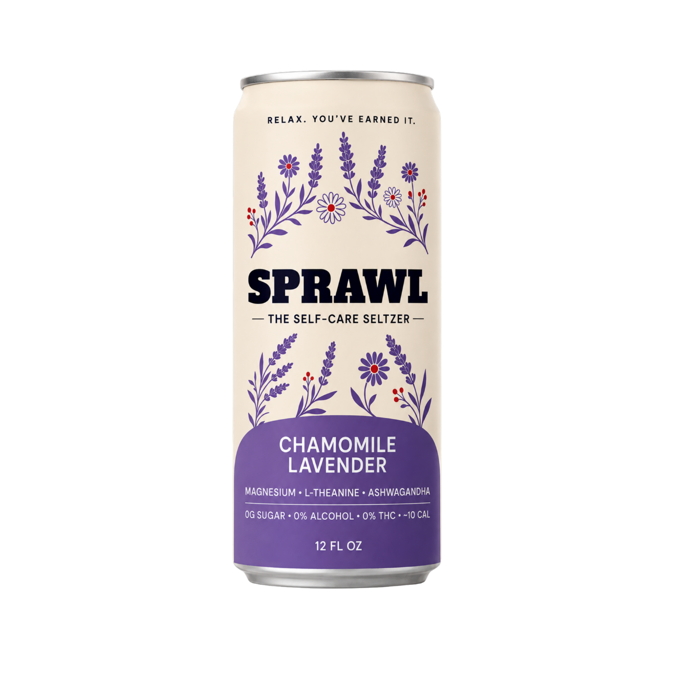 Chamomile Lavender — Sprawl, The Self-Care Seltzer